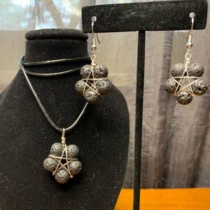 Lava Pentagram necklace